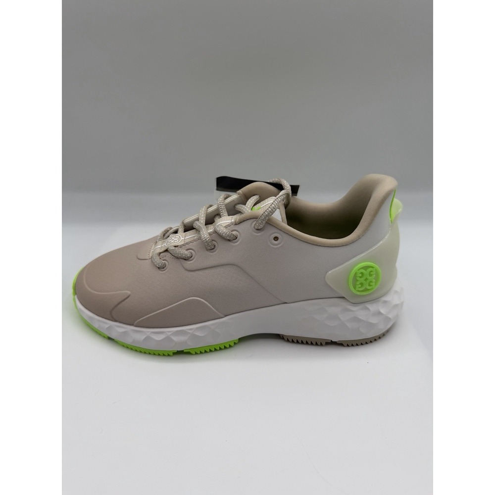 G/Fore GLF000087 Golf Shoes, Women's 7, EU 38, Stone/Neon Green, NWOB